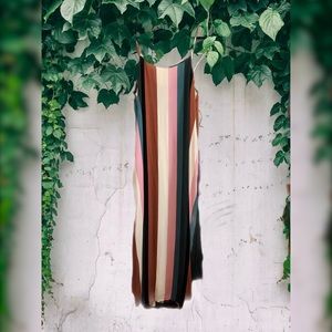 Plus Size Free People style Striped Maxi Dress NWT